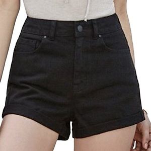 BULLHEAD: Women’s Dark Blue Mom Jean Shorts - Size 7